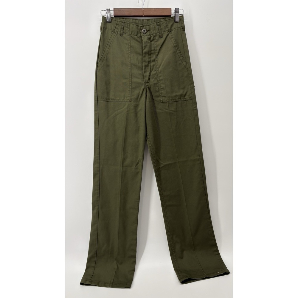 Vietnam Era Military Pants Jungle Combat Utility Slacks Poly Cotton Trooper 25"